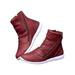 Daeful Womens Cool Street Style Boots Ladies Sports Ankle Boots Casual Comfy Shoes Size Solid Color