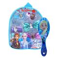 Frozen II Disney Anna Elsa Mini Backpack Hair Accessories & Brush 11-Piece Set