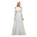 Ever-Pretty Womens Elegant Floral Wedding Party Dresses for Women 00726 Cream US16