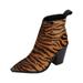 Kenneth Cole New York Womens West Side Bootie RB Animal Print Booties