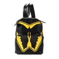 Pre-ownedValentino Mens Leather 'Super-H' Batman Backpack SRTSTY14 Black Yellow