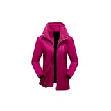 Listenwind Women's 3 in 1 Waterproof Jacket Winter Warm Lightweight Fleece Jacket Snow Coat