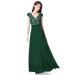 Ever-Pretty Womens Elegant Bridesmaid Maxi Dresses for Women 07344 Dark Green US12