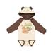 Inktastic Hearing Impaired but I'm Trying my Best Cute Brown Bunny Infant Long Sleeve Bodysuit Unisex