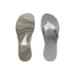 Daeful Women Flip Flops Slipper Solid Color Open Toe Backless Casual Shoe