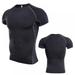 TINKER Men's Tight-fitting Sportswear Outdoor Fitness Running Sweating Quick-drying Short-sleeved Sportswear