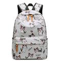 Children's Backpacks Unicorn Backpack School College Bags Fashion Printed Laptop Bookbags Daypack for Teens Girls Boys Students (Grey)