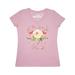 Inktastic Mother of Girls with Pink Flowers and Arrow Adult Women's V-Neck T-Shirt Female