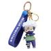 Taicanon Cute Cartoon Anime Naruto Doll Key Chain, Creative Male and Female Key Chain, Naruto Cartoon Doll Bag Pendant Ornament(Hatake Kakashi)