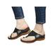 UKAP Ladies Memory Foam Wedge Heel Walking Fit Flip Flops Fitness Toning Sandals Shoe