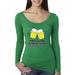 This is My Drinking T-Shirt I wear It Everyday Beer Mug Funny Womens Drinking Scoop Long Sleeve Top, Envy, Large
