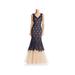 Nha Khanh Womens Lace Sleeveless Evening Dress