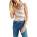 Lucky Brand Womens Button-Detail Tank Top