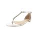 Jewel Badgley Mischka Womens Gabby Embellished Flat Sandals