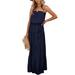 Colisha Tube Dress for Women High Waist Plain Maxi Dress Casual Loose Strapless Ruffle Dress Womens Summer Dress