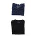 Pre-ownedStateside Zara Womens Long Sleeve Tops Blue Black Size Small Medium Lot 2