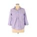 Pre-Owned Croft & Barrow Plus Women's Size XL Plus Long Sleeve Button-Down Shirt