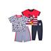 Mickey Mouse Baby Boy & Toddler Boy T-Shirts, Shorts, & Jogger Pants Outfit Set, 4-Piece (12M-5T)