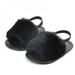 Faux Fur Baby Shoes Summer Cute Girls Soft Sole Shoes Plush Slide Sandal Infant First Walkers Anti-slip Walking Shoes