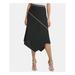 DKNY Womens Black Midi Trapeze Wear To Work Skirt Size XS