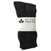 Womens Wholesale Cotton Crew Socks - Black Sport Crew Socks For Women - 9-11 - 72 Pack