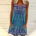 Bescita Plus Size Women Casual Summer Dress Summer Vest Printing Camisole Loose Sleeveless Dress