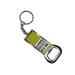 Warning Protected By Great Dane Bottle Opener Keychain