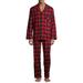 Hanes Men's and Big Men's Cotton Flannel Pajama Set