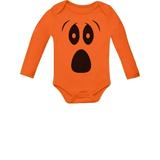 Tstars Boys Unisex Halloween Party Shirt Halloween Baby Costume Ghost Baby Birthday Party Gift Baby Shower Outfit for Baby Day of the Dead Spooky Trick or Treat Funny Humor Gifts Long Sleeve Bodysuit