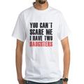 CafePress - I Have Two Daughters White T-Shirt - Men's Classic T-Shirts