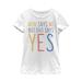 Girl's Lost Gods Father's Day Dad Says Yes Graphic Tee