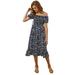 Ruffle Hem Off Shoulder Dress Womens Elegant Cocktail Vocation Dress Strapless Long Dresses