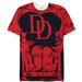 Men's Marvel Daredevil Costume All-Over Graphic Tee