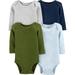 Baby Boy Carter's 4-pack Long-Sleeve Original Bodysuits Assorted