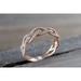 New Rose Gold Women's Jewelry Popular Ornament Full Diamond Ring