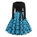 Junior Beautiful Swing Skirt Waist Flower Belt Dress