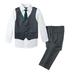 Spring Notion Boys' Formal 4-Piece Set, Charcoal-B