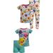 Favorite Characters Girls' Baby Shark 4 Piece Cotton Toddler Pajamas