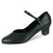 Danshuz Adult Black Versatile Character Heel Dance Shoes