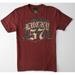 LUCKY BRAND MEN'S TEE SHIRT - LUCKY 57 BURGUNDY SMALL - MAROON