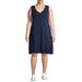 Terra & Sky Women's Plus Size Everyday Sleeveless Swing Dress