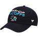 San Jose Sharks Fanatics Branded 2019 Playoff Slouch Adjustable Hat - Black - OSFA