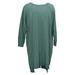 Zuda Petite Dress Sz 2XP Z Knit Sneaker Long Sleeve Green A384404