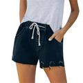 TOYFUNNY Fashion Womens Pocket Jeans Denim Pants Female Hole Bottom Sexy Casual Shorts