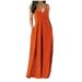 Aimik Tank Dresses for Women Summer Sleeveless Tie Dyeing Tunic Top Dress Casual Irregular Maxi Gown Beach Sundress