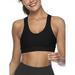 Women Seamless Jogger Yoga Crop Top Comforts Pads Sports Bra Racer Back Impact Workout Yoga Gym Sports Bra Tops