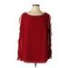 Pre-Owned Roz & Ali Women's Size M Long Sleeve Blouse