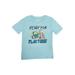 Curious George Toddler Boys Short Blue Ready For Play Time Monkey Tee Shirt 5T