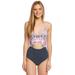 O'Neill Womens Cut-Out Floral Print One-Piece Swimsuit