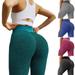 Women'S Yoga Pants Simple And Fashion Stitching Yoga Pants Sports Fitness Pants Are Thinner And More Colors Are Available (Rose Red S)